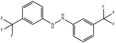 1,2-双(3-(三氟甲基)苯基)肼 结构式