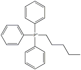 pentyl-triphenyl-phosphanium 结构式