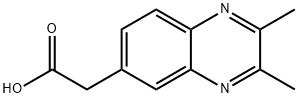 (2,3-Dimethyl-quinoxalin-6-yl)-acetic acid 结构式