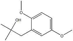 1-(2,5-DIMETHOXYPHENYL)-2-METHYLPROPAN-2-OL 结构式