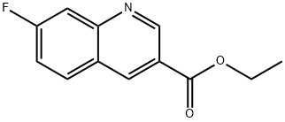 7-氟喹啉-3-甲酸乙酯 结构式