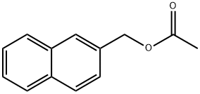 2-(乙酰氧基甲基)萘 结构式