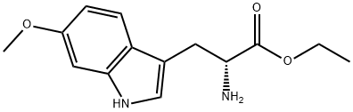 D-Tryptophan, 6-methoxy-, ethyl ester 结构式