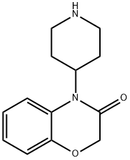 4-(piperidin-4-yl)-2H-benzo[b][1,4]oxazin-3(4H)-one hydrochloride 结构式