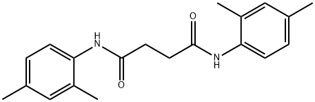 N,N'-bis(2,4-dimethylphenyl)succinamide 结构式