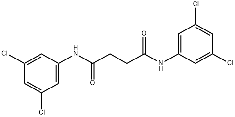 N,N'-bis(3,5-dichlorophenyl)succinamide 结构式