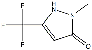 2-methyl-5-(trifluoromethyl)-1H-pyrazol-3-one 结构式