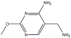 5-(Aminomethyl)-2-methoxypyrimidin-4-amine 结构式