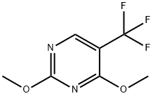 2,4-Dimethoxy-5-trifluoromethyl-pyrimidine 结构式
