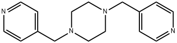 1,4-bis(pyridin-4-ylmethyl)piperazine 结构式