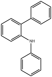 N-苯基-2-联苯胺 结构式