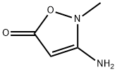 3-氨基-2-甲基异噁唑-5(2H)-酮 结构式