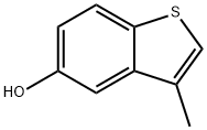 3-Methyl-benzo[b]thiophen-5-ol 结构式