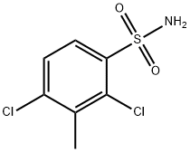 2,4-dichloro-3-methylbenzenesulfonamide 结构式