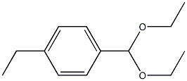 Benzene, 1-(diethoxymethyl)-4-ethyl- 结构式