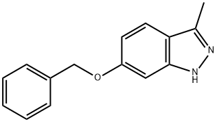6-Benzyloxy-3-methyl-1H-indazole 结构式