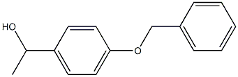 1-(4-(苄氧基)苯基)乙-1-醇 结构式