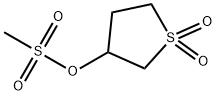 1,1-二氧化四氢噻吩-3-基甲磺酸酯 结构式