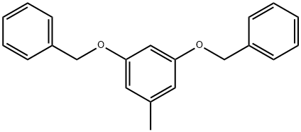 Benzene, 1-methyl-3,5-bis(phenylmethoxy)- 结构式