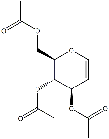 Tri-O-acetyl-D-glucal 结构式
