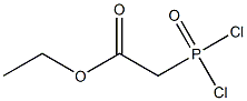 Acetic acid, (dichlorophosphinyl)-, ethyl ester 结构式