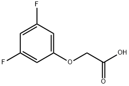 2-(3,5-二氟苯氧基)乙酸 结构式