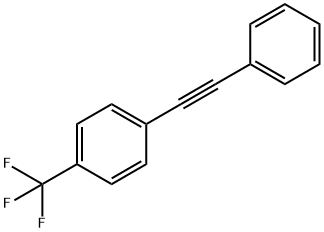 1-(2-苯基乙炔基)-4-(三氟甲基)苯 结构式