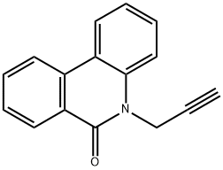 5-(丙-2-炔-1-基)菲啶-6(5H)-酮 结构式