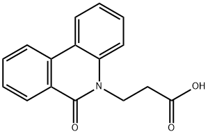 3-(6-Oxo-6H-phenanthridin-5-yl)-propionic acid 结构式