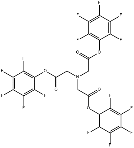 三(全氟苯基)2,2,2''-硝基三乙酸酯 结构式