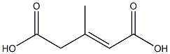 (E)-3-甲基戊烯二酸 结构式