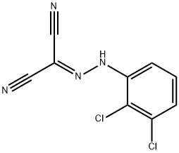 2-[(2,3-dichlorophenyl)hydrazinylidene]propanedinitrile 结构式