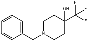 1-Benzyl-4-trifluoromethyl-piperidin-4-ol 结构式