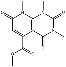 methyl 1,3,8-trimethyl-2,4,7-trioxo-1,2,3,4,7,8-hexahydropyrido[2,3-d]pyrimidine-5-carboxylate 结构式