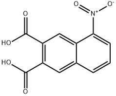 5-nitro-naphthalene-2,3-dicarboxylic acid 结构式