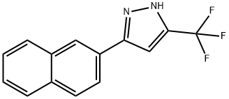 3-(2-naphthyl)-5-(trifluoromethyl)-1H-pyrazole 结构式