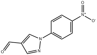 1-p-nitrophenylpyrazole-4-carboxaldehyde 结构式