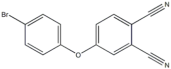 4-(4-bromophenoxy)benzene-1,2-dicarbonitrile 结构式