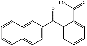 2-(2-萘基羰基)-苯甲酸 结构式