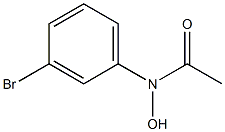 Acetamide, N-(3-bromophenyl)-N-hydroxy- 结构式