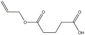 5-(烯丙氧基)-5-氧代戊酸 结构式