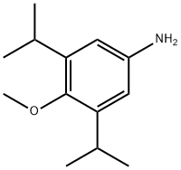 3,5-二异丙基-4-甲氧基苯胺 结构式