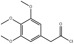 3,4,5-三甲氧基苯乙酰氯 结构式