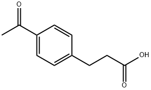 3-(4-Acetylphenyl)propanoic acid 结构式