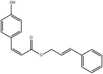 (E)-CINNAMYL-(Z)-P-COUMARATE 结构式