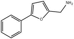(5-苯基呋喃-2-基)甲胺 结构式