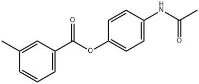 4-acetamidophenyl 3-methylbenzoate 结构式