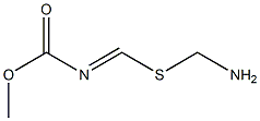 N-(氨基-甲基砜基-甲基亚甲基)氨基甲酸酯 结构式