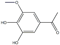 1-(3,4-dihydroxy-5-methoxy-phenyl)ethanone 结构式
