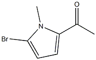 1-(5-Bromo-1-methyl-1H-pyrrol-2-yl)ethanone 结构式